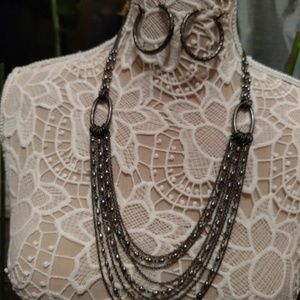 Lia Sophia Wisteria Necklace & Earrings Set